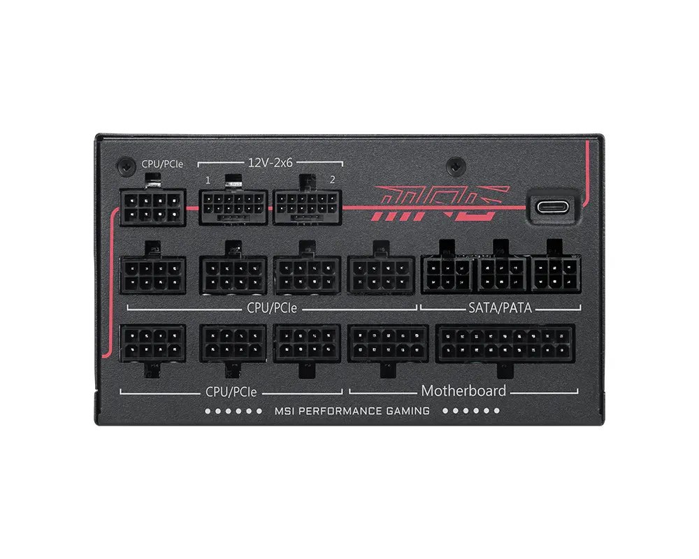 Блок живлення MSI MPG Ai1300TS PCIE5 1300W - мініатюра 3
