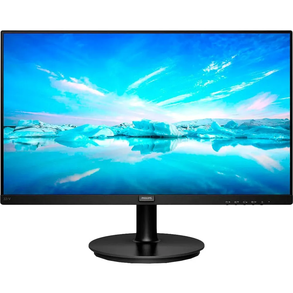 Монітор Philips 21.5" 221V8/00 VA Black - зображення 1