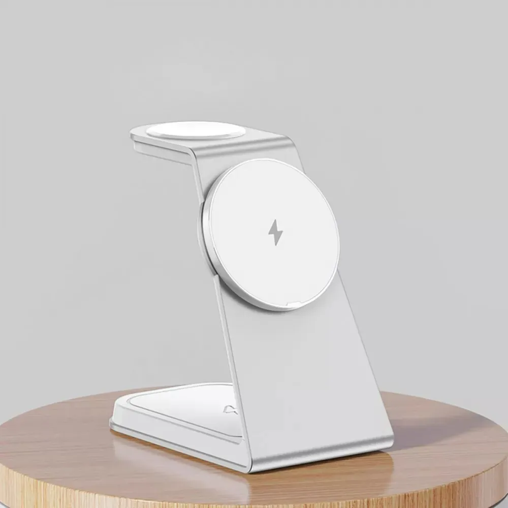 Бездротовий зарядний пристрій Proove Omni Power 3in1 15W White (WSOP15020002) - мініатюра 3