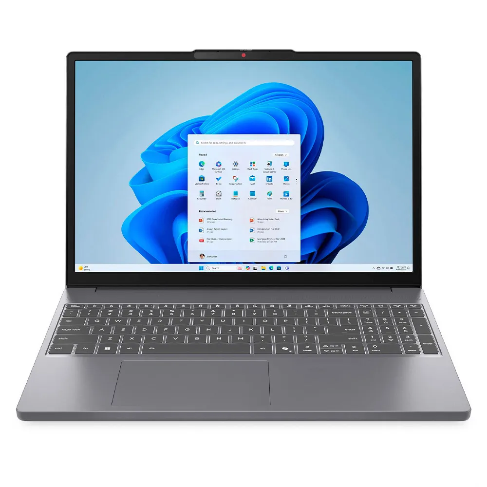 Ноутбук Lenovo IdeaPad Slim 3 15ARP10 (83K700GLRA) Luna Grey - зображення 1
