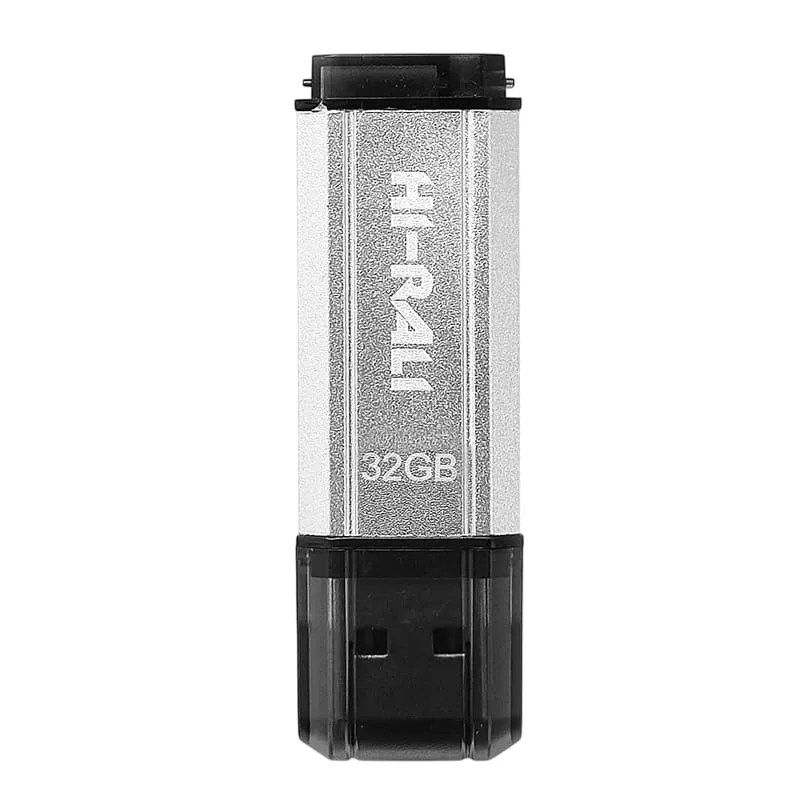 Флеш-накопичувач USB 32GB Hi-Rali Stark Series Silver (HI-32GBSTSL) - мініатюра 2