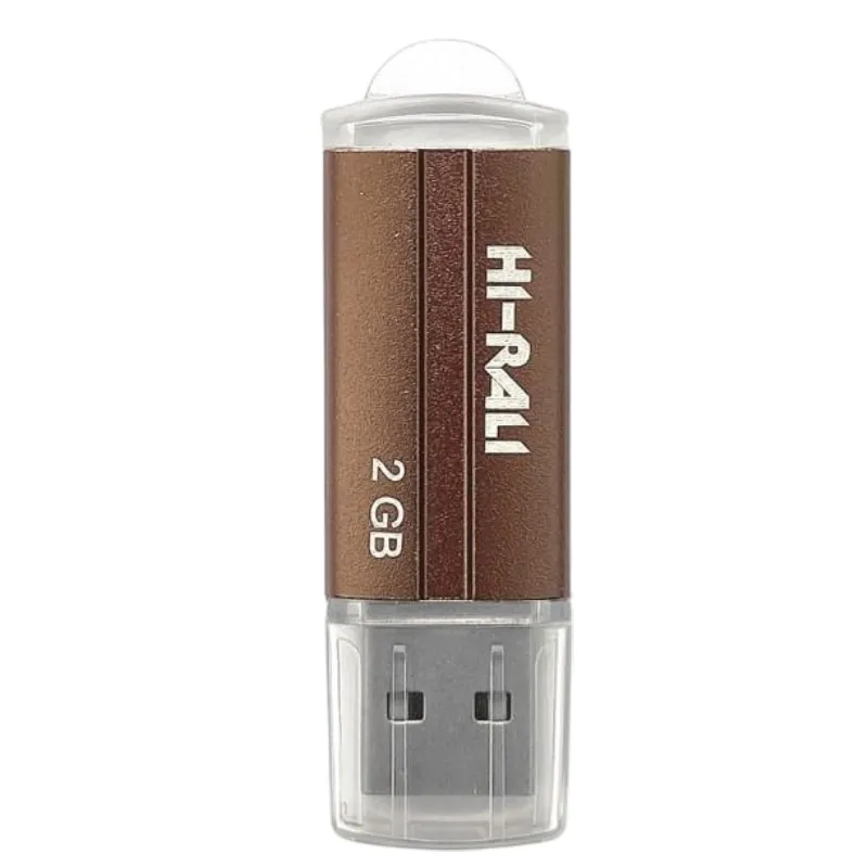 Флеш-накопичувач USB 2GB Hi-Rali Corsair Series Bronze (HI-2GBCORBR) - зображення 1