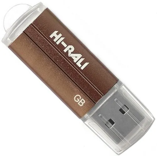 Флеш-накопичувач USB 2GB Hi-Rali Corsair Series Bronze (HI-2GBCORBR) - мініатюра 2