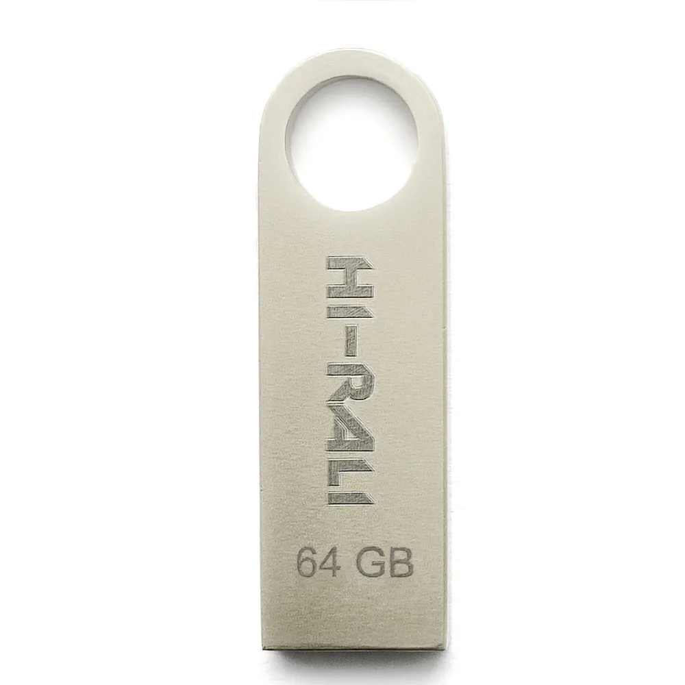 Флеш-накопичувач USB 64GB Hi-Rali Shuttle Series Silver (HI-64GBSHSL) - зображення 1