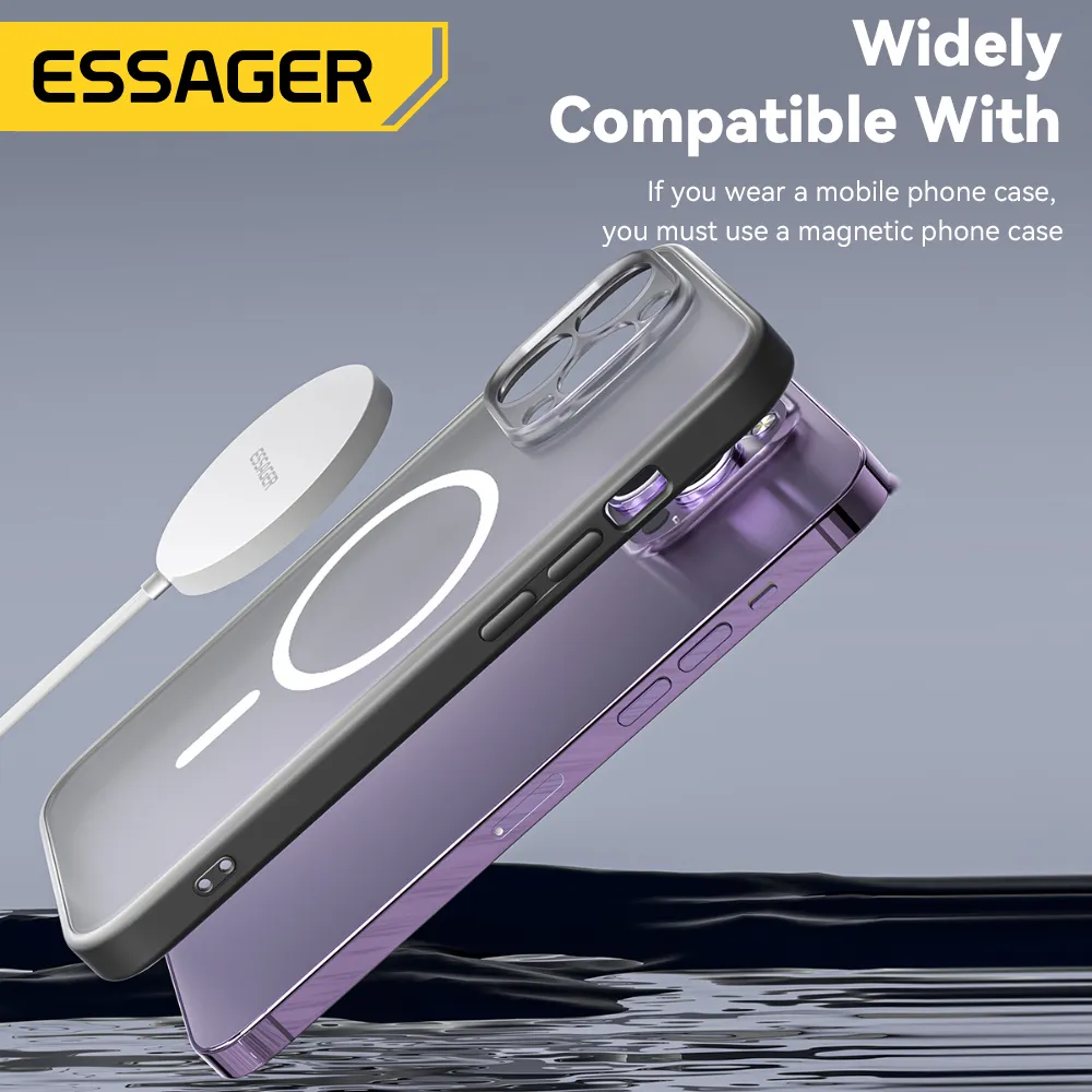 Бездротовий зарядний пристрій Essager Wind 2in1 Wireless Charger 15W White (EWXCX-CF02-Z) - мініатюра 9