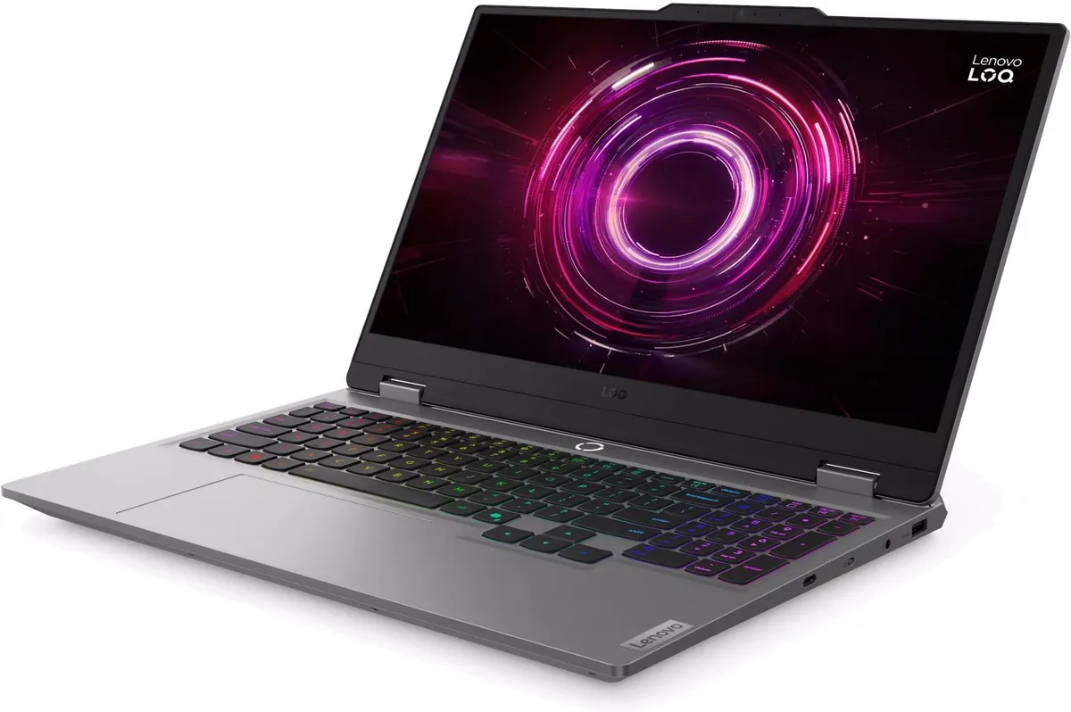 Ноутбук Lenovo LOQ 15AHP10 (83JG00FCRA) Luna Grey - мініатюра 4