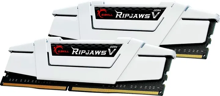 Модуль пам`ятi DDR4 2x16GB/3600 G.Skill Ripjaws V White (F4-3600C18D-32GVW) - мініатюра 2