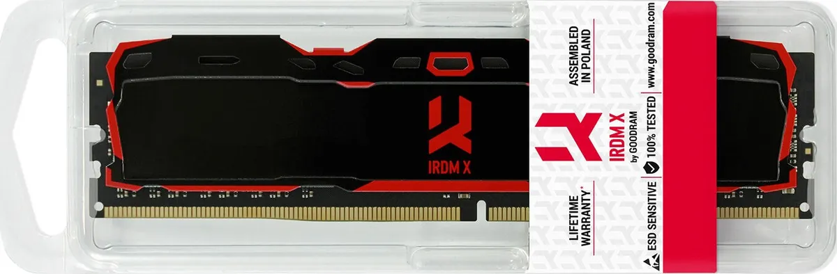 Модуль пам`яті DDR4 16GB/3200 Goodram Iridium X Black (IR-X3200D464L16SA/16G) - мініатюра 2