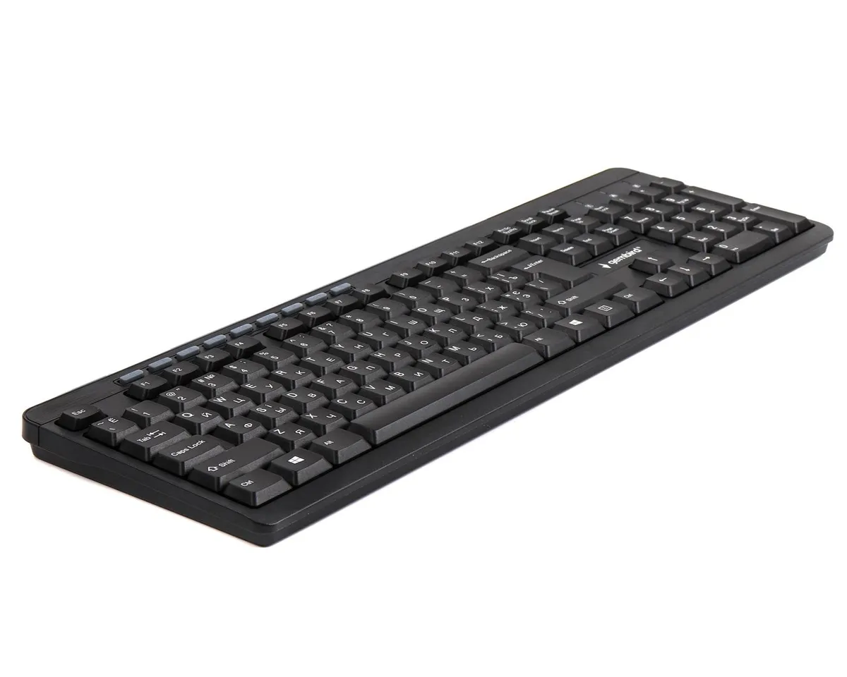 Клавіатура Gembird KB-UM-106-UA Ukr Black - зображення 1
