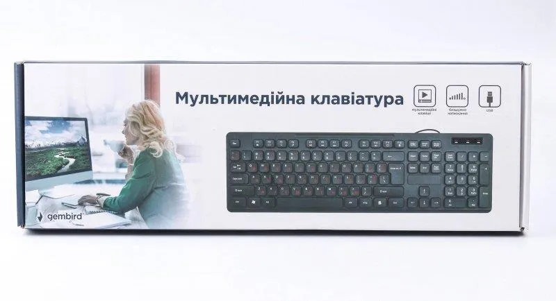 Клавіатура Gembird KB-MCH-04-UA Ukr Black - мініатюра 3
