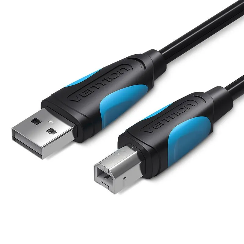 Кабель для принтера Vention USB - USB Type-B (M/M), 5 м, Black (VAS-A16-B500) - зображення 1