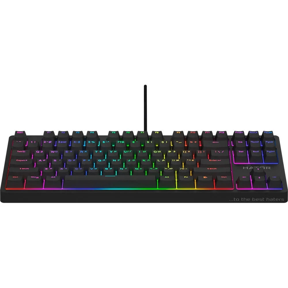 Клавіатура Hator Rockfall 2 Mecha TKL Orange Black (HTK-520) - мініатюра 2