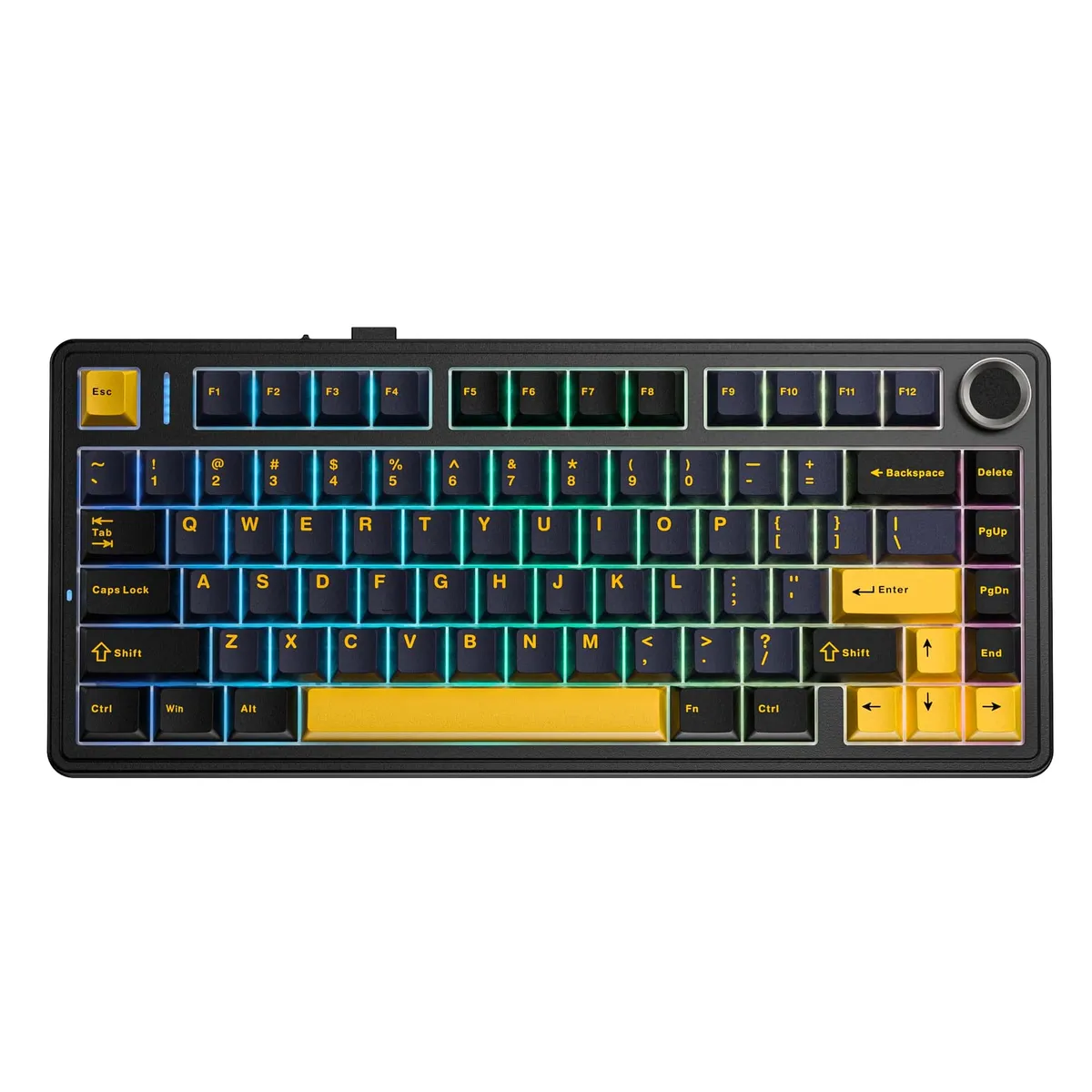 Клавіатура бездротова Aula F75 Black (6948391208626) - мініатюра 3