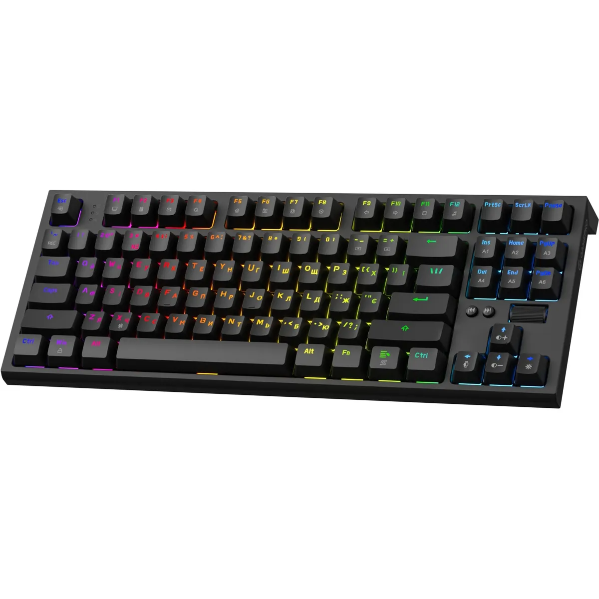Клавіатура GamePro MK180B Red з Hot-Swap RGB Black  - мініатюра 3