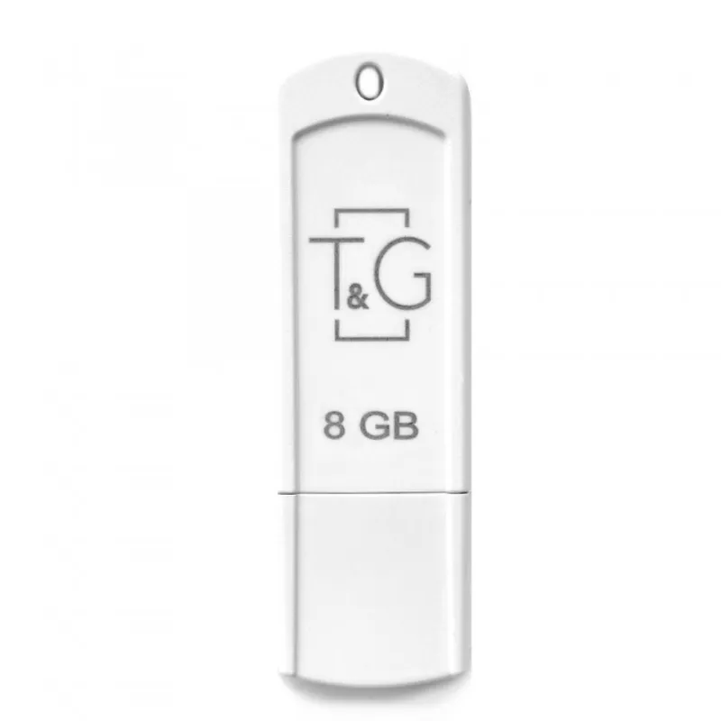 Флеш-накопичувач USB 8GB T&G 011 Classic Series White (TG011-8GBWH) - зображення 1