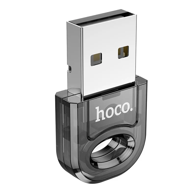 Bluetooth-адаптер Hoco UA28 v5.1 Black - зображення 1