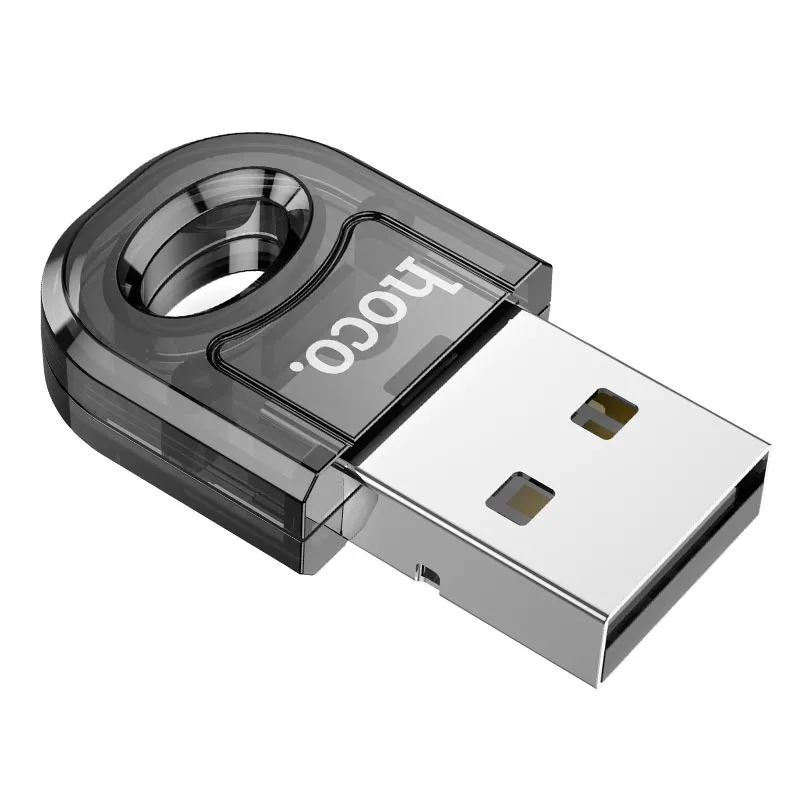 Bluetooth-адаптер Hoco UA28 v5.1 Black - мініатюра 5