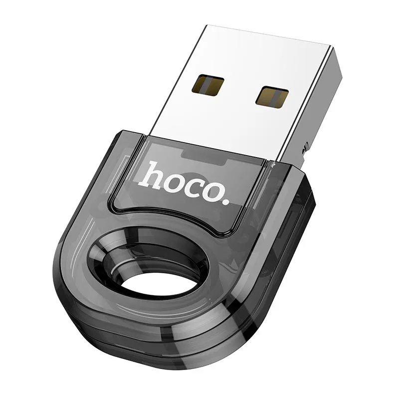 Bluetooth-адаптер Hoco UA28 v5.1 Black - мініатюра 6