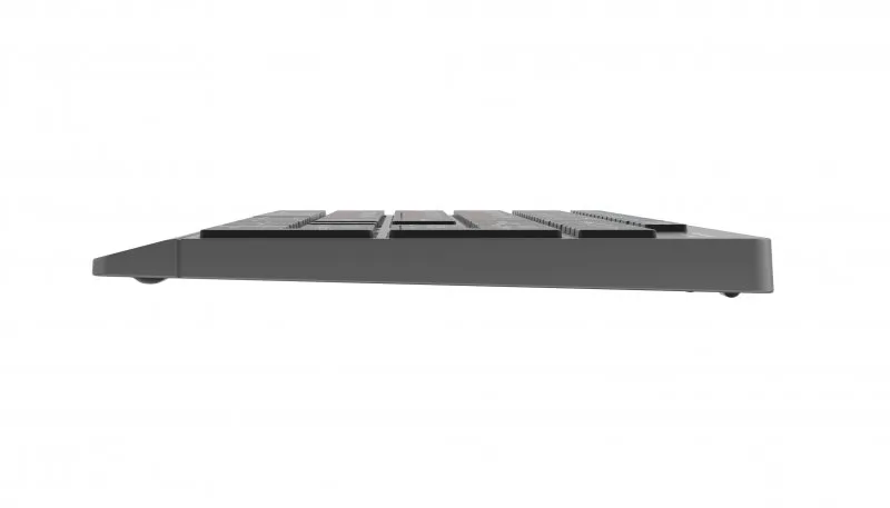 Клавiатура бездротова Maxxter KBW-01G-UA Gray-Black - мініатюра 3