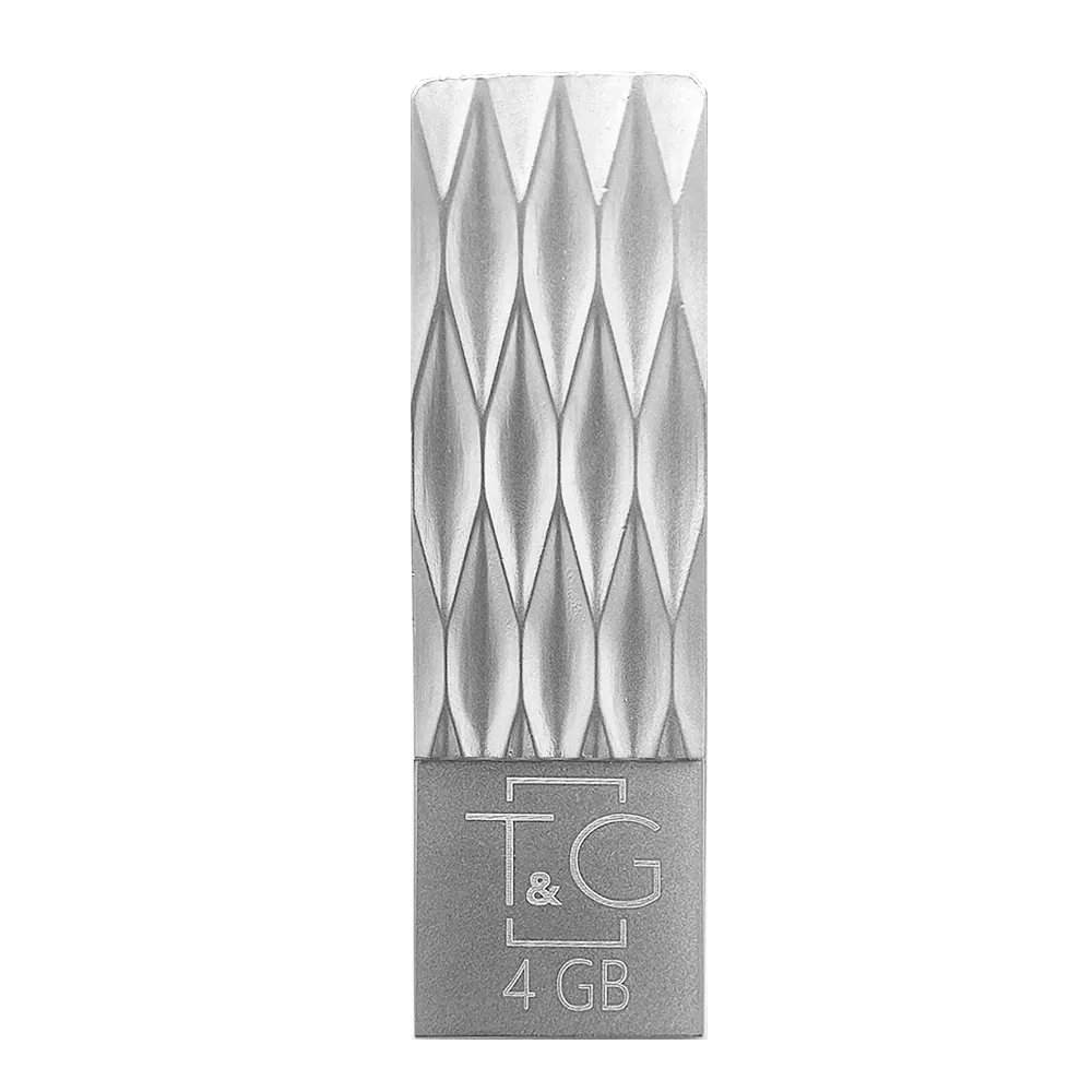 Флеш-накопичувач USB 4GB T&G 103 Metal Series Silver (TG103-4G) - зображення 1