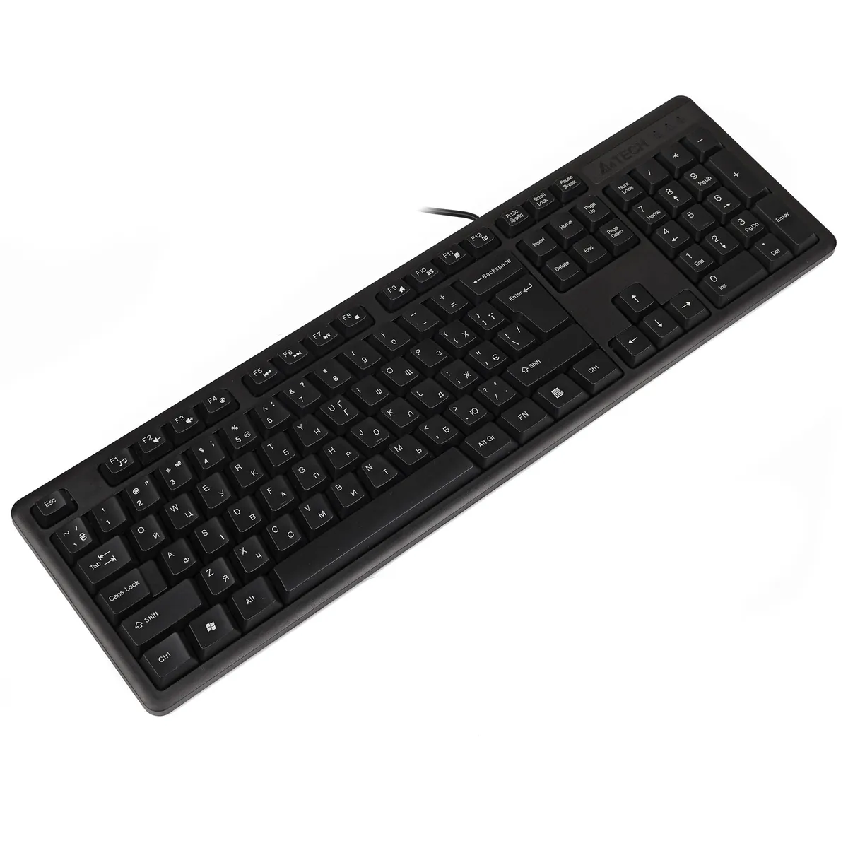 Клавіатура A4Tech KKS-3 USB Black - мініатюра 2