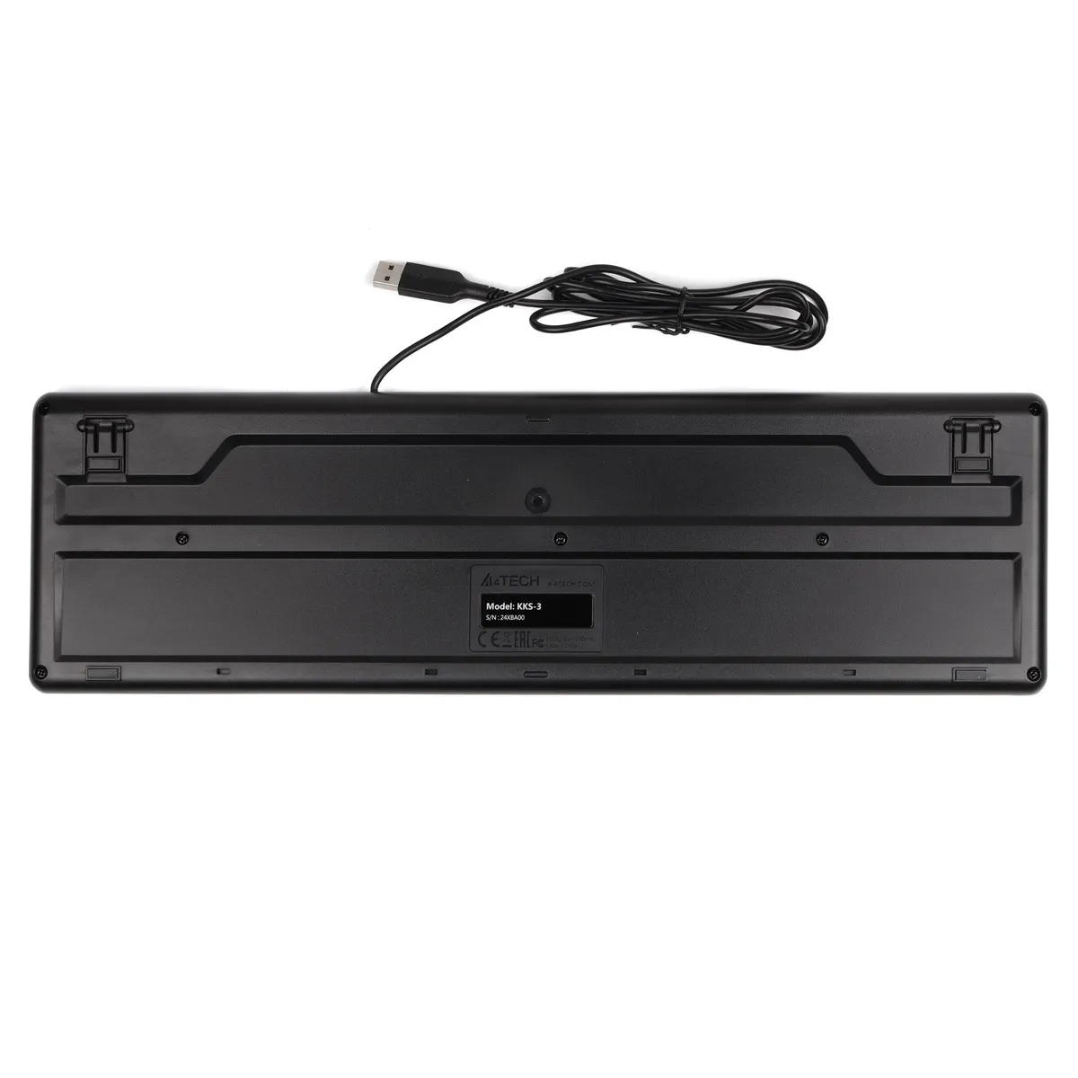 Клавіатура A4Tech KKS-3 USB Black - мініатюра 4