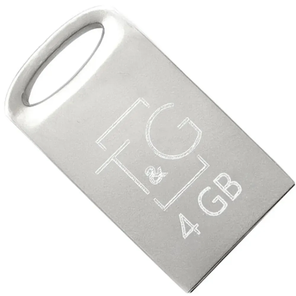 Флеш-накопичувач USB 4GB T&G 105 Metal Series Silver (TG105-4G) - мініатюра 2