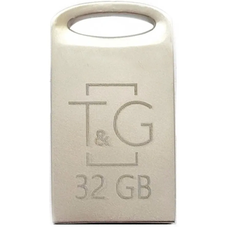 Флеш-накопичувач USB 32GB T&G 105 Metal Series Silver (TG105-32G) - зображення 1