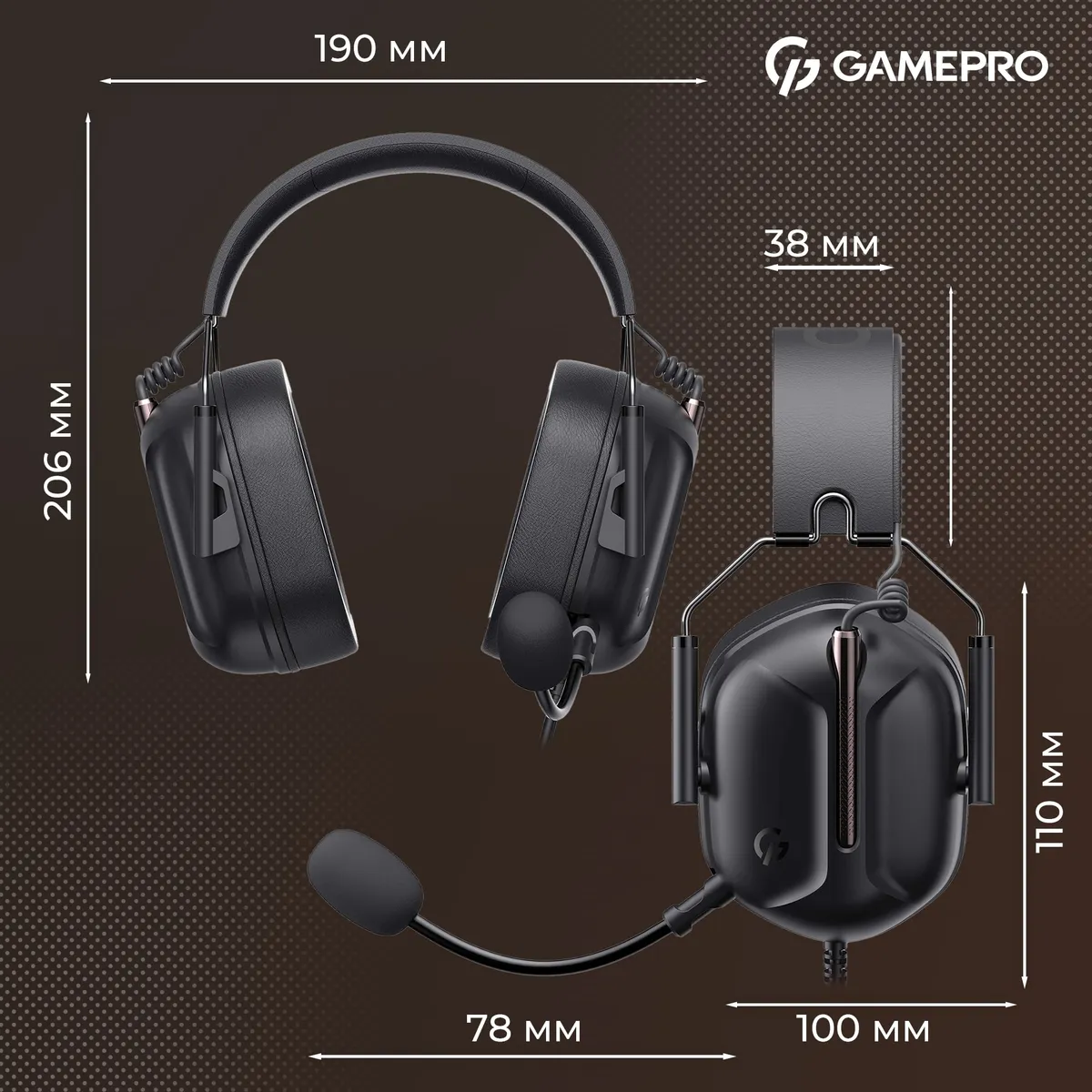 Гарнітура GamePro Genesis Hunter Black (HS1350B) - мініатюра 14
