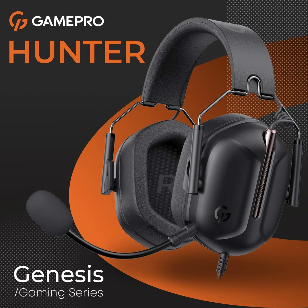 Гарнітура GamePro Genesis Hunter Black (HS1350B) - мініатюра 4