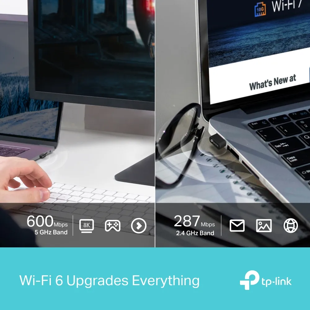 Бездротовий адаптер TP-Link Archer TX10UB Nano - мініатюра 5