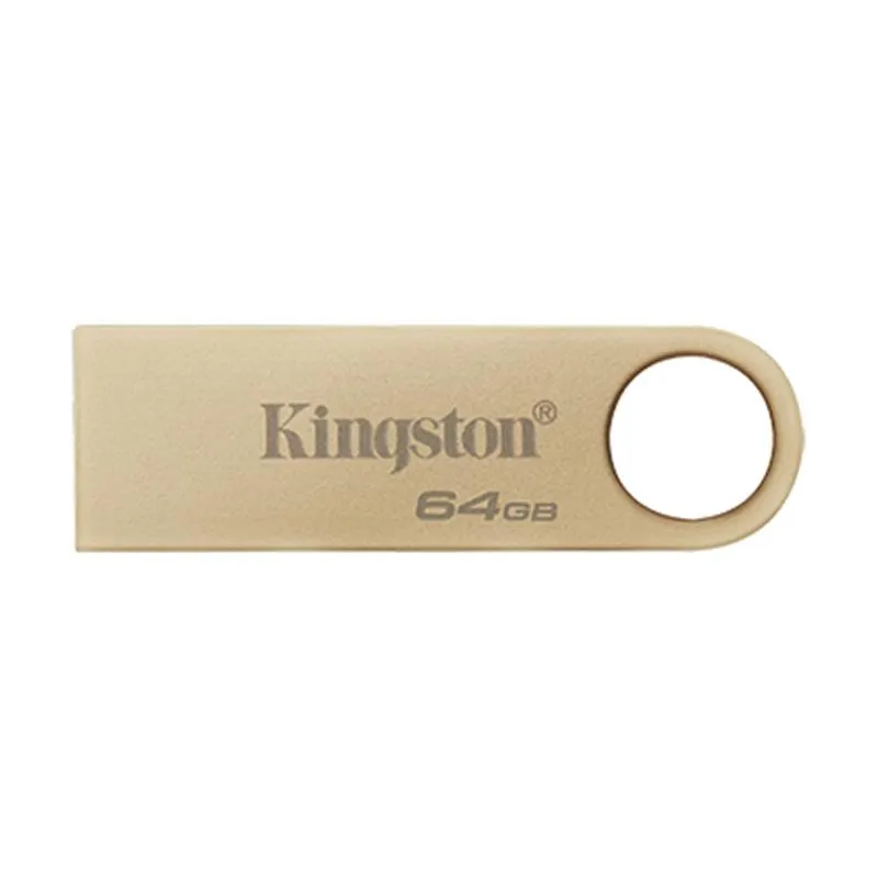 USB флеш накопичувач Kingston 64GB DataTraveler SE9 G3 Gold USB 3.2 (DTSE9G3/64GB) - мініатюра 2