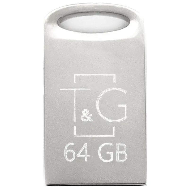 Флеш-накопичувач USB 64GB T&G 105 Metal Series Silver (TG105-64G) - зображення 1