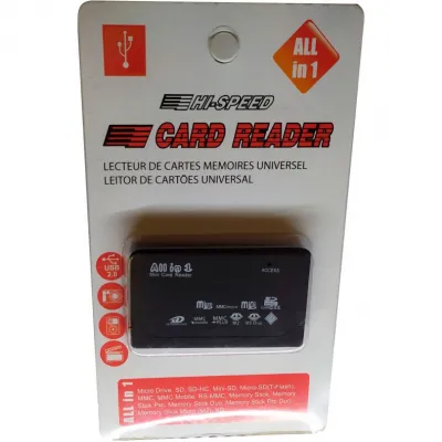 Зчитувач флеш-карт Atcom TD2031 USB 2.0 ALL IN 1 - (Memory Stick (MS) , Secure Digit (10731) - мініатюра 4