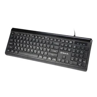 Клавіатура REAL-EL Comfort 7085 Ukr Black - мініатюра 2