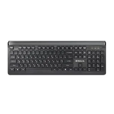 Клавіатура REAL-EL Comfort 7085 Ukr Black - мініатюра 3