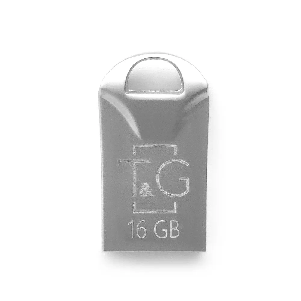 Флеш-накопичувач USB 16GB T&G 106 Metal Series Silver (TG106-16G) - зображення 1