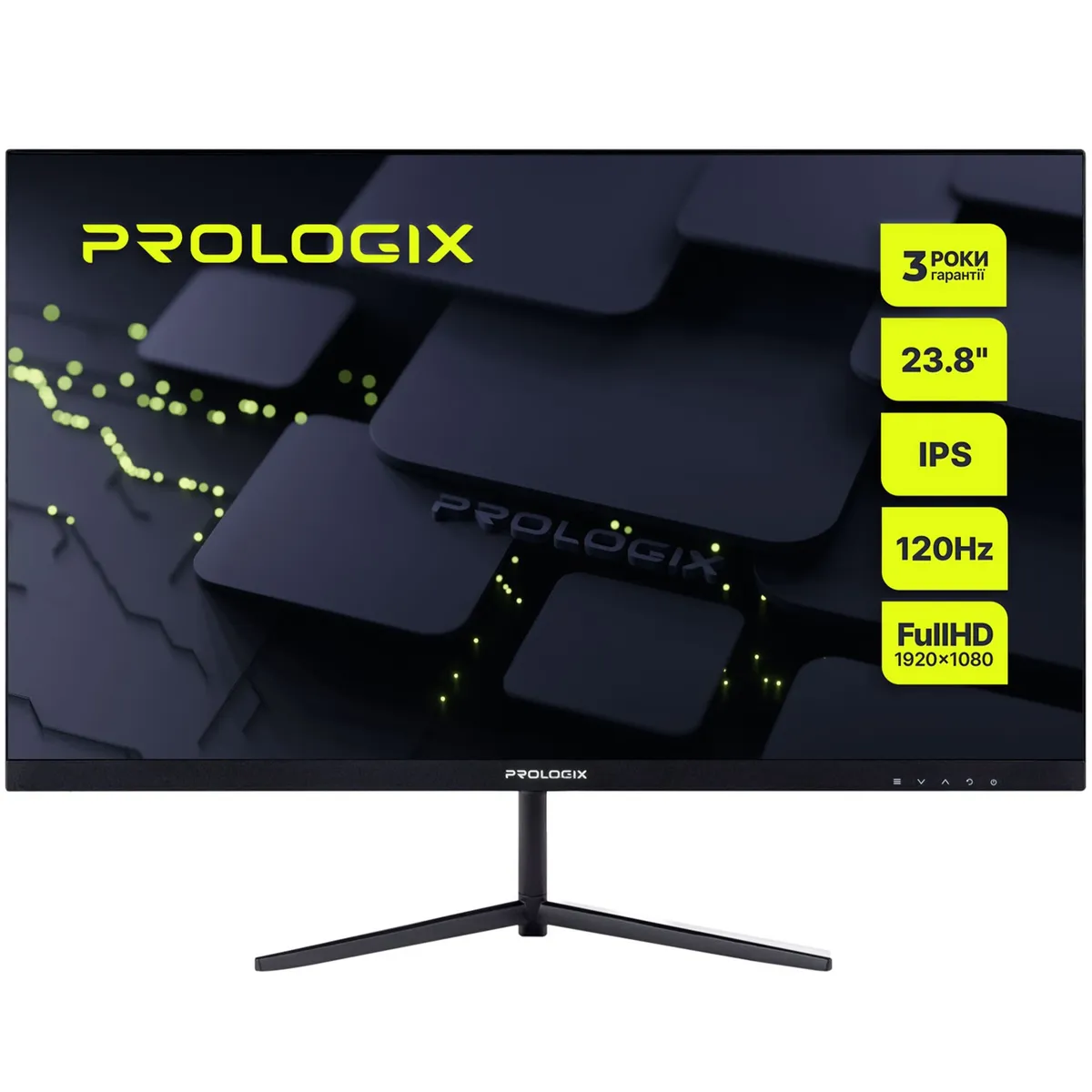 Монітор Prologix 23.8" PL2425HD IPS Black; 1920х1080 (120 Гц), 1 мс, 250 кд/м2, D-Sub, HDMI, DisplayPort, динаміки - мініатюра 13