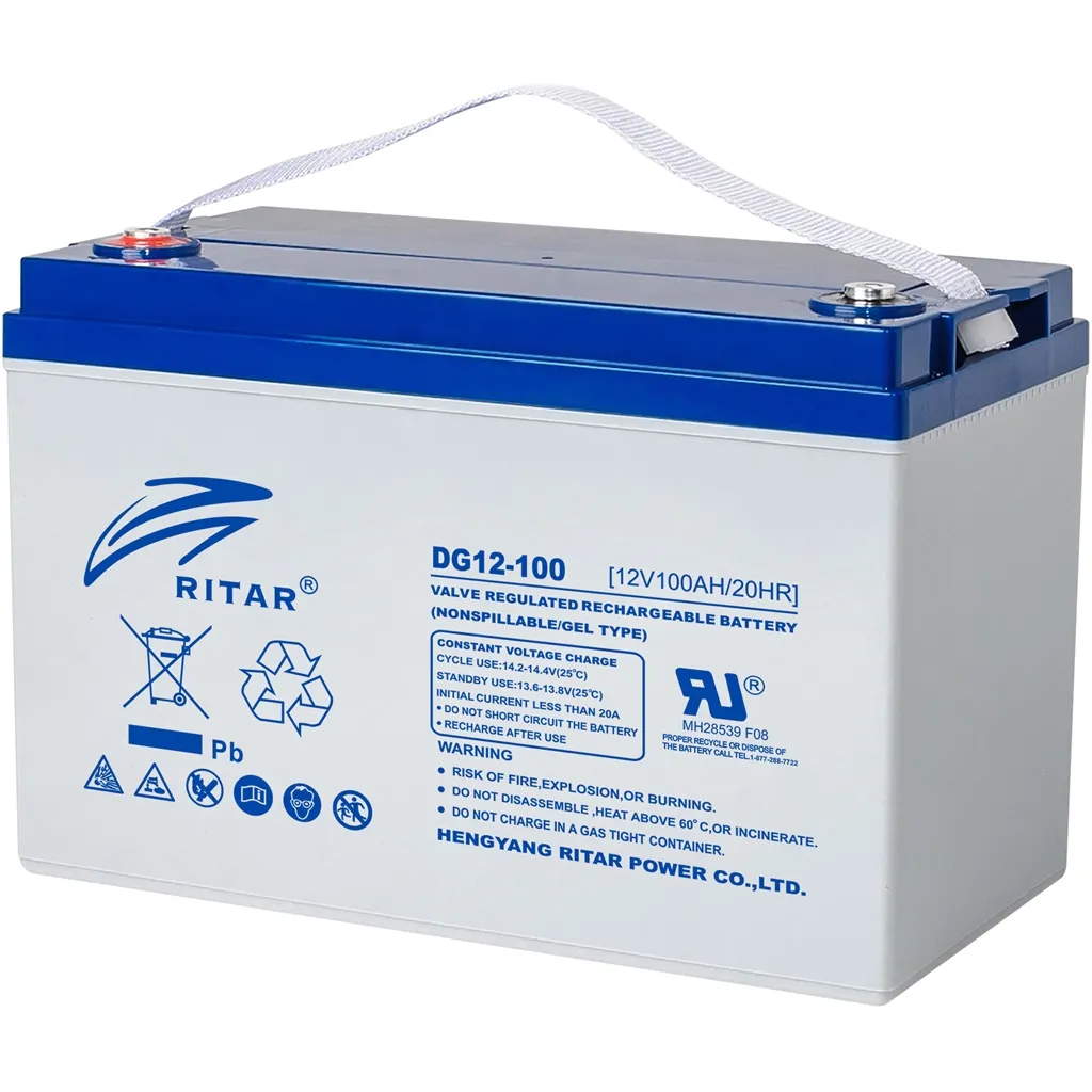 Акумуляторна батарея Ritar 12V 100AH (DG12-100) GEL - мініатюра 2