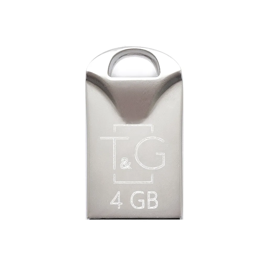 Флеш-накопичувач USB 4GB T&G 106 Metal Series Silver (TG106-4G) - зображення 1