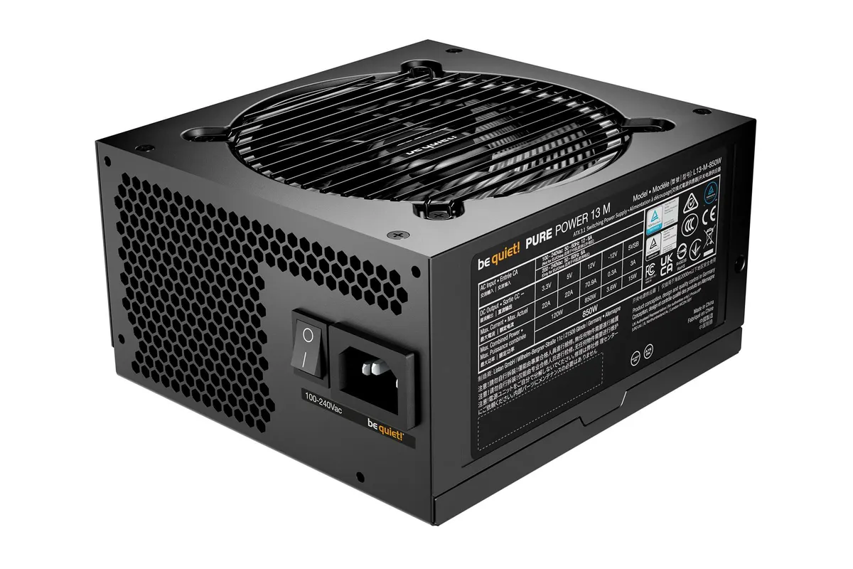 Блок живлення be quiet! Pure Power 13 M 850W (BP027EU) - мініатюра 2