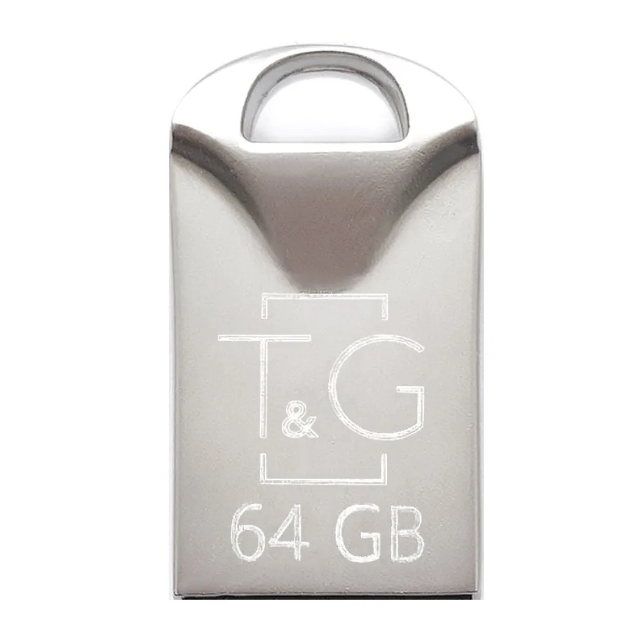 Флеш-накопичувач USB 64GB T&G 106 Metal Series Silver (TG106-64G) - зображення 1
