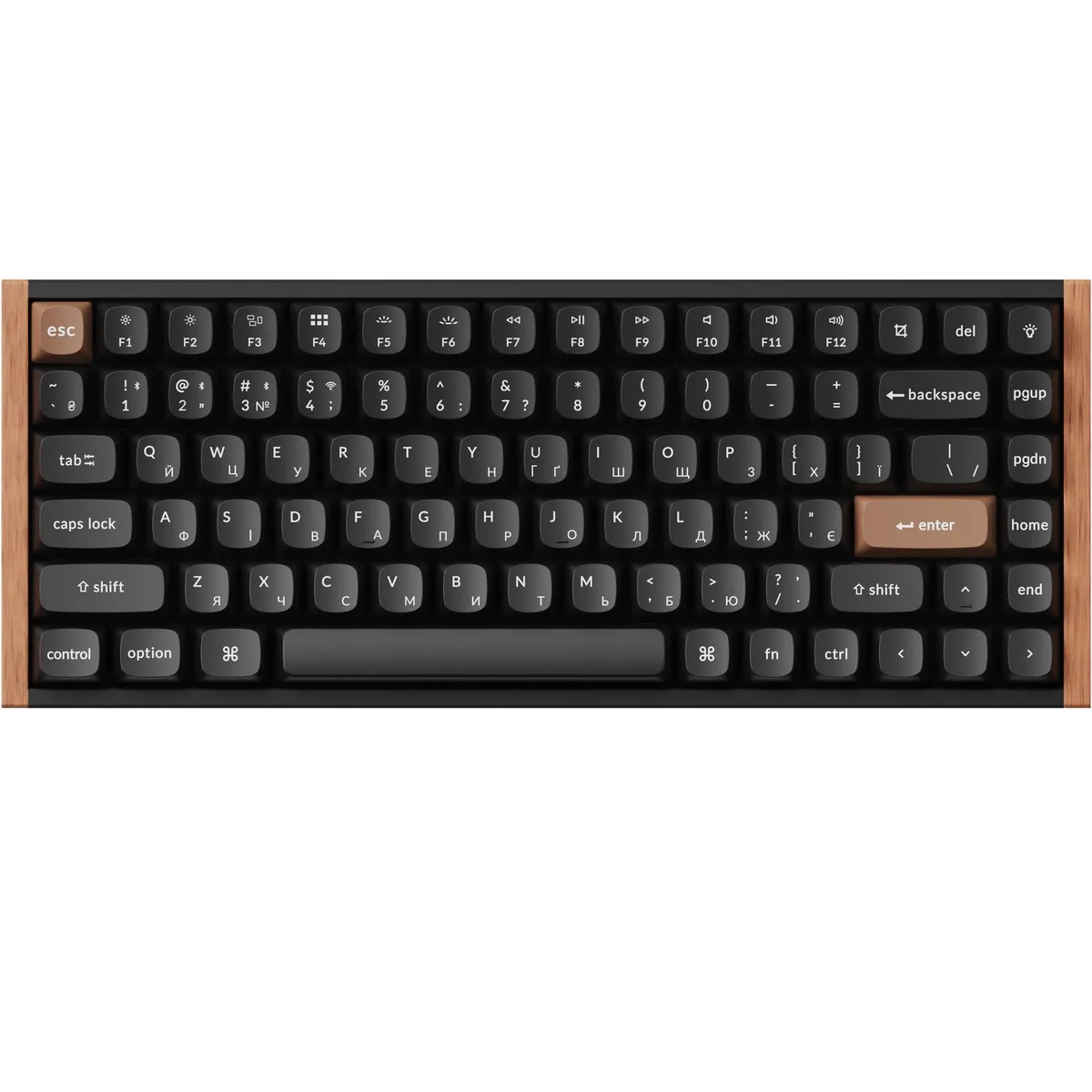 Клавіатура бездротова Keychron K2 HE Magnetic Switch Black RGB (K2H-F1-UA) - зображення 1