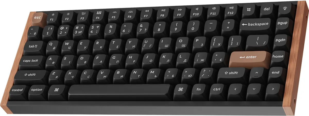 Клавіатура бездротова Keychron K2 HE Magnetic Switch Black RGB (K2H-F1-UA) - мініатюра 4