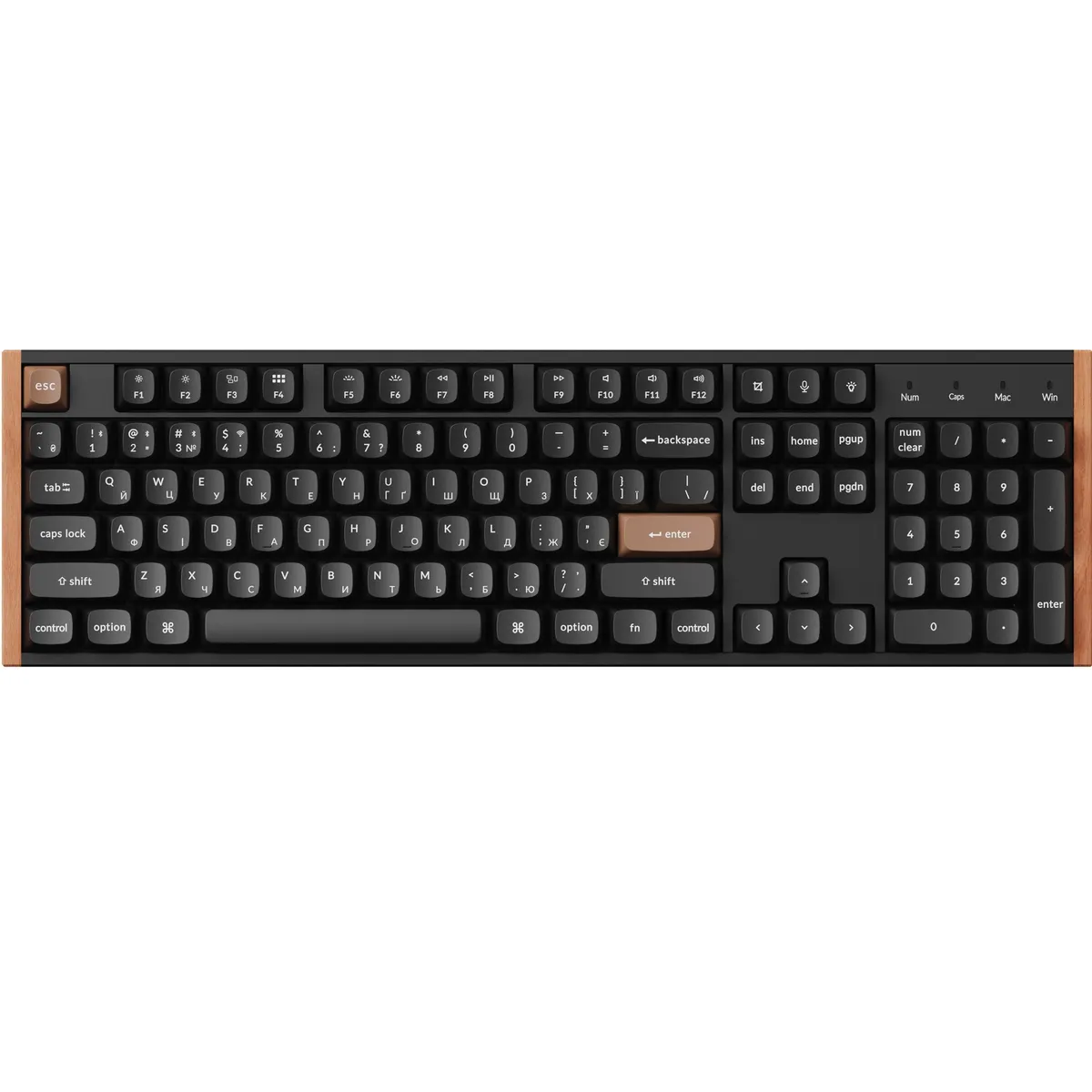 Клавіатура бездротова Keychron K10 HE Magnetic Switch Black RGB (K10H-F1-UA) - зображення 1