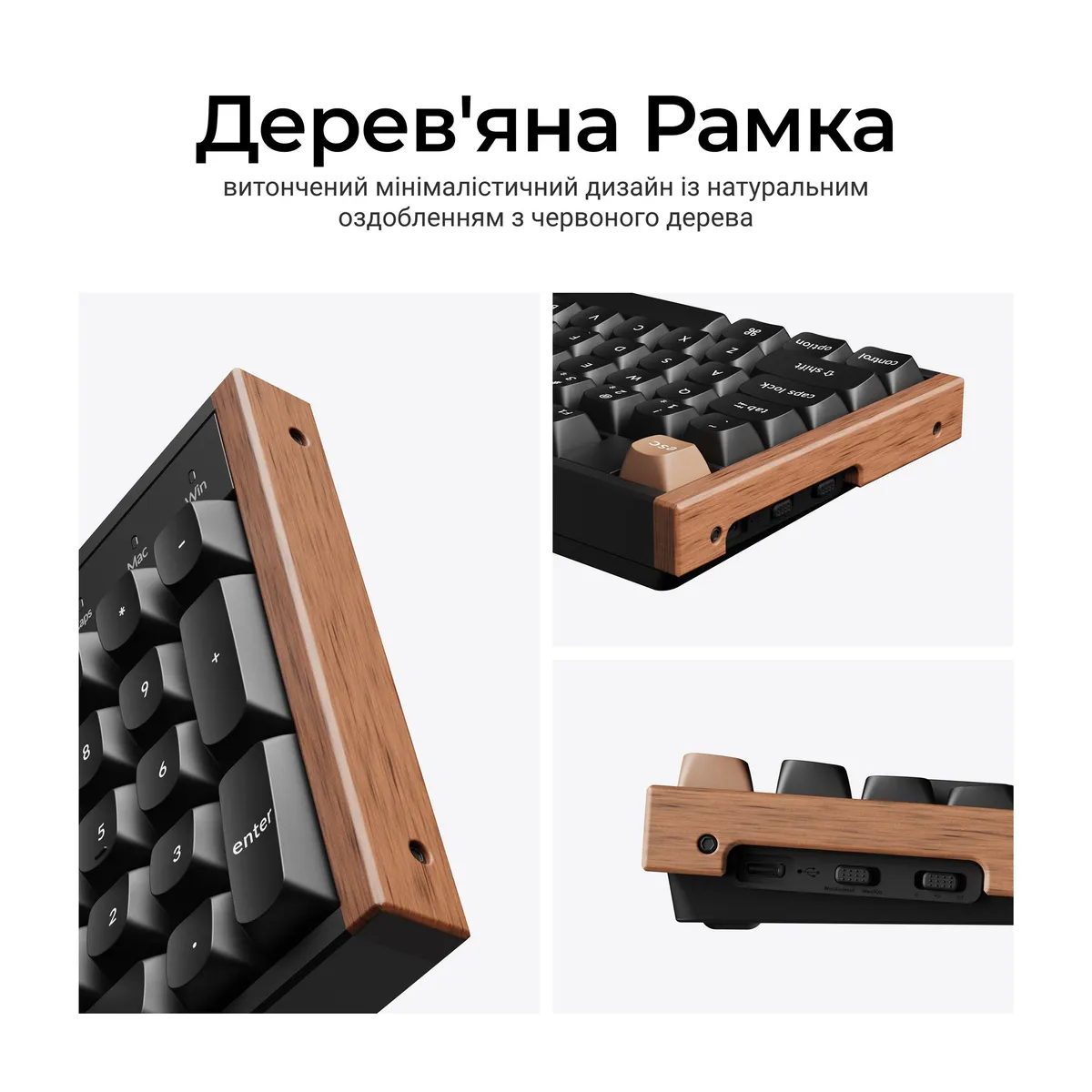 Клавіатура бездротова Keychron K10 HE Magnetic Switch Black RGB (K10H-F1-UA) - мініатюра 13