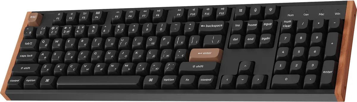 Клавіатура бездротова Keychron K10 HE Magnetic Switch Black RGB (K10H-F1-UA) - мініатюра 3