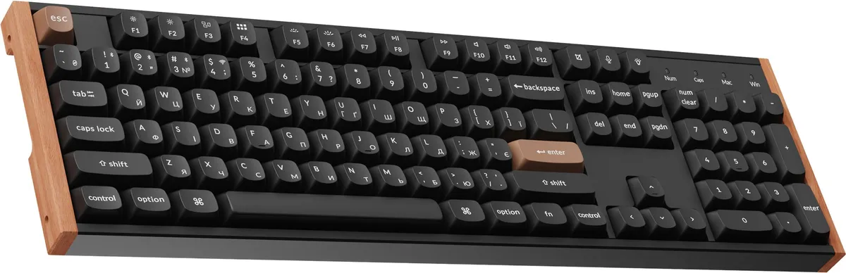 Клавіатура бездротова Keychron K10 HE Magnetic Switch Black RGB (K10H-F1-UA) - мініатюра 4