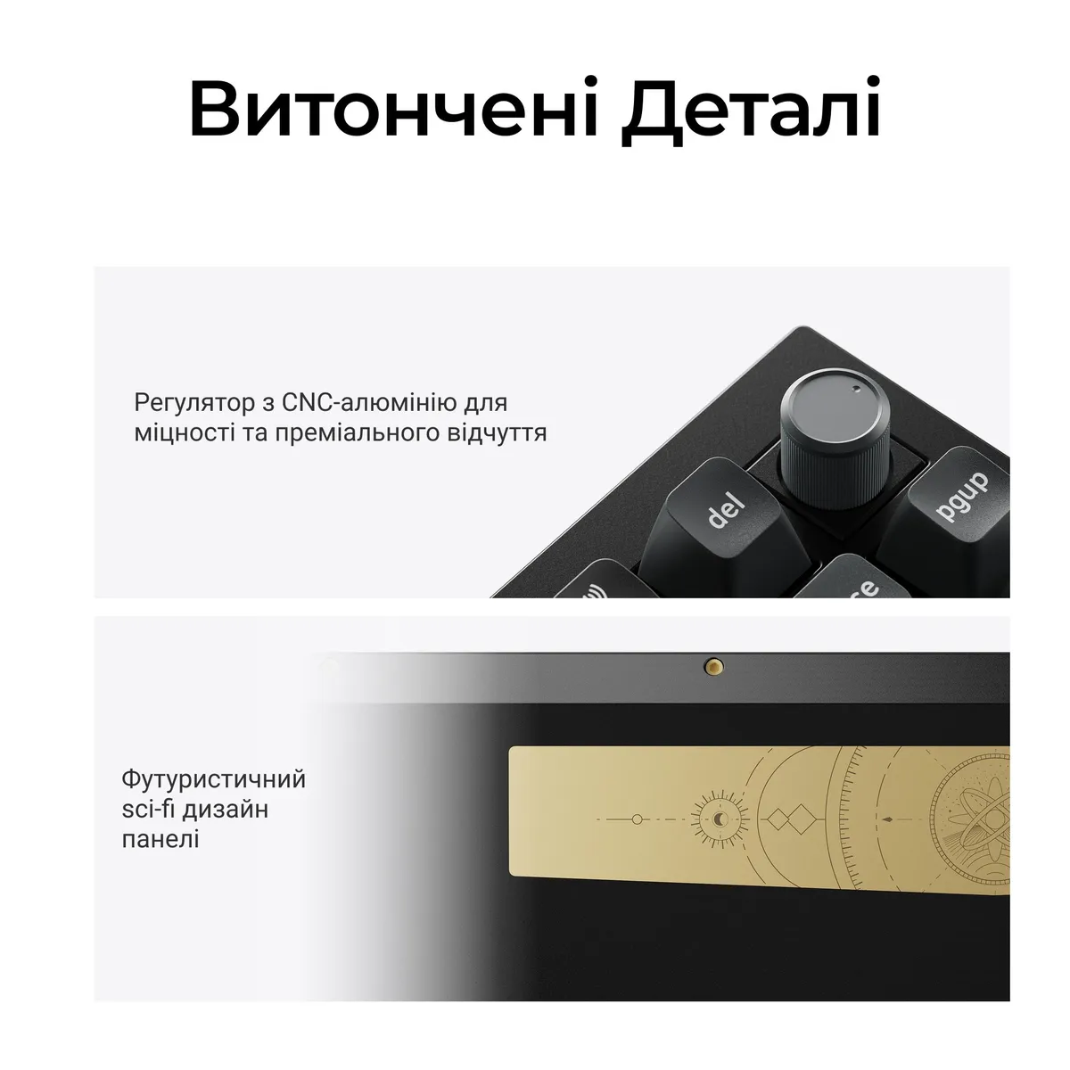 Клавіатура бездротова Keychron Q1 Ultra Keychron Red Switch Black RGB (Q1U-M1-UA) - мініатюра 14