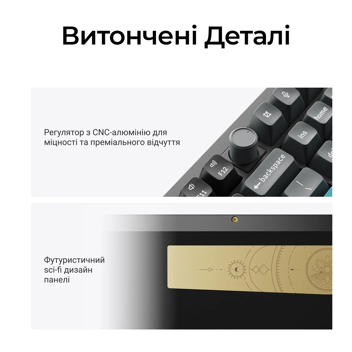 Клавіатура бездротова Keychron Q6 Ultra Keychron Red Switch Black RGB (Q6U-M1-UA) - мініатюра 14